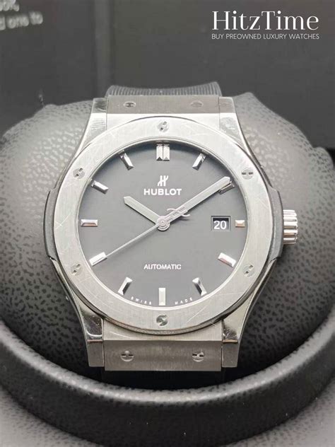 hublot classic fusion racing grey titanium preis|Hublot classic fusion titanium 42mm.